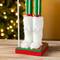 Glitzhome® 26"H Wooden Christmas Green Brush Tree Nutcracker